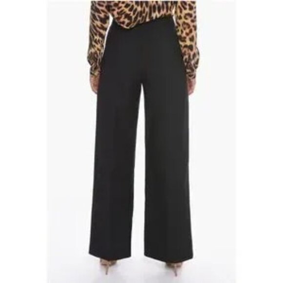 Burberry Wide-leg CHARLIE Trousers with Front Slits - Picture 4 of 4